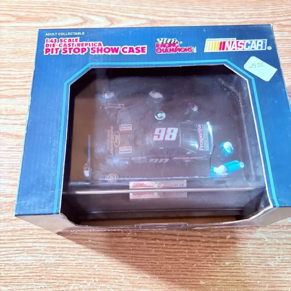 #98 Jody Ridley Ford Motorsport Pit Stop Show Case Car Set Racing Champions 1:43